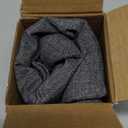 MIULEE Pack of 2 Decorative Outdoor Solid Waterproof Throw Pillow Covers Faux Linen Garden Farmhouse Cushion Cases for Patio Tent Balcony Couch Sofa 20x12 Inch Dark Grey