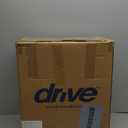 Drive Medical RTL12027RA 2-in-1 Raised Toilet Seat with Removable Padded Arms, Standard Seat