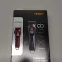 TCMKY Hair Clippers for Men Professional Clippers for Men Cordless&Corded Barber Clippers for Hair Cutting & Grooming. Rechargeable Hair Trimmer Kit for Household (Red)