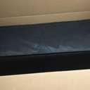 MLILY Tri-Fold Memory Foam Topper, 4 inch Twin Folding Mattress Topper with Collapsible and Washable Cover, Travel and Guest Mat, 75"38"4", Grey