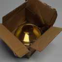 Stainless Steel Wide Mouth Funnels with Detachable Strainer, 5-inch Funnel for Filling Small Bottles and Jars, Cooking Oil and Transmission Liquid and Powder, Food Grade Metal Kitchen Funnels Gold