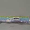 Shiny Synthetic Leather Roll 12 x 53 inches Colorful Handmade DIY for Making Holiday Decorations, Handmade Gifts, and Accessory Parts. (Black)