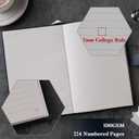 TIEFOSSI Diary with Lock, Vintage Sun Journal with Lock for Women Men, A5 Refillable Locked Notebook for Writing, 224 Numbered Pages (Blue)