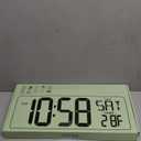 XREXS Large Digital Wall Clock WiFi Sync, 16.5 in Large Display Wall Clock with Temperature/Date/Week, LED Big Digital Timer Clock with Remote Control, Alarm Clock for Home and Office, Auto-dimming