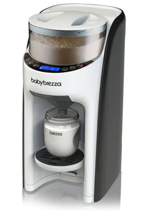 Baby Brezza New and Improved Formula Pro Advanced Formula Dispenser Machine - Automatically Mix a Warm Formula Bottle Instantly - Easily Make Bottle with Automatic Powder Blending, White