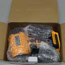 Cordless Leaf Blower Compatible for Dewalt 20V Battery(NO Battery), Mini Turbo Jet Blower with 2 Nozzles, Lightweight & One-Hand Use, for Patio Garage Yard Shop Cleaning Car Dryer(Tool Only) (Yellow+Black)