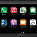 Soundstream Double Din Car Stereo VRCPAA-7DRM  7 Apple CarPlay & Android Auto Head Unit, Bluetooth Stereo for Car, AUX, USB, SD, AM/FM Radio  Mechless Double DIN Touchscreen