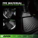 HAFIDI Floor Mats & Cargo Liner for 2013-2017 Honda Accord (Sedan Only) Set