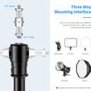 NEEWER 2-in-1 Photography Light Stand, Aluminum 9.7ft Heavy Duty Tripod