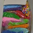 Foam Balls for Crafts, 16 Sets with Tools (120,000 pcs) 0.08-0.32 inch Colorful Styrofoam Balls Beads for DIY Slime Decorative Arts