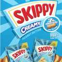 SKIPPY Creamy Peanut Butter Individual Squeeze Packs, 9.2 Ounce, (8 Pouches, Pack of 8) BBD:07-14-26