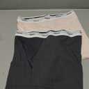 Hanes Women's Mid-Thigh Boxer Brief Pack, Stretch Cotton Underwear, Small 