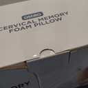 Osteo Cervical Pillow for Neck Pain Relief, Hollow Design Odorless Memory Foam Pillows with Cooling Case, Adjustable Orthopedic Bed Pillow for Sleeping, Support for Side Back Sleepers (Queen(25.5*16.5*5.2/4.1 inches), Black)