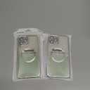 Hython for iPhone 12 Pro Max Case Clear Magnetic Glitter Phone Cases [Compatible with MagSafe] Full Camera Lens Protector Slim Gradient Sparkle Luxury Plating Shockproof Protective Cover Women, Silver 2 Pack