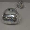 Modern Glass Globe Pendant Light 7.87'' with Handblown Irregular Mirror Glass Shade, Adjustable 1-Light Ceiling Hanging Lighting for Kitchen Island Living Room Farmhouse Cafe Bar