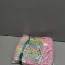 Bagseri Kids Lunch Box for Girls - Insulated Toddler Lunch Bag Fits Bento Box, Reusable Daycare Cooler Tote with Clip Handle, Water-Resistant Lining, Glitter Pink Unicorn (Standard Clip-On Series)