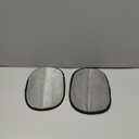 NEBALASTE 2Pcs Pet Hair Remover Gloves Brush for Dogs & Cats,Electrostatic Reusable Pet Hair Remover Tool for Laundry,Clothing,Couch,Carpet,Car Seat,Upgraded Animal Fur Removal Tool (Black-red)