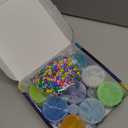 Galaxy Glow-in-The-Dark Slime Kit 9 Pack - Space Slime with Astronaut, Alien & UFO Charms, DIY Slimes Set Sensory Toys, Slimes Party Favors for Kids Gift