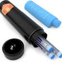 DISONCARE 60H 4 Pen Insulin cooler travel case Temp Display Medication Cooler For Medicine Travel TSA Approved Ice Pack Diabetic Medical Cooler Diabetes Bag EpiPen with QR Medical Tag