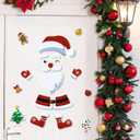 3 x Refrigerator Magnets Christmas Decorations Santa: 18PCS Gingerbread Tree Magnets for Kid (Non-reflective)