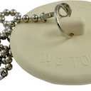 Danco 80783 Fit-All Rubber Stopper, Tub Drain, White (Tub Drain Stopper (1.5-2 in))