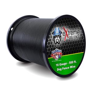 Professional Grade Heavy Duty Solid Core Electric Dog Fence Wire - Compatible with All Wired Electric Pet Fence Systems - 500 Feet