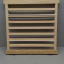 YOCAN Paint-Free Wood FreeStanding Pet Gate for Dogs,Wooden Dog Gates for Doorways, Stairs, The House, Dog Fences Indoor Puppy Gate-2 Panel H:23