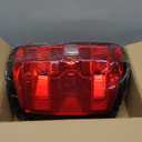 Nakuuly Tail Light Assembly Compatible With 2016-2019 Chevy Silverado 1500 2500 HD GMC Sierra 3500 HD Right Passenger Side Taillight Brake Lamp with Bulb Halogen Type