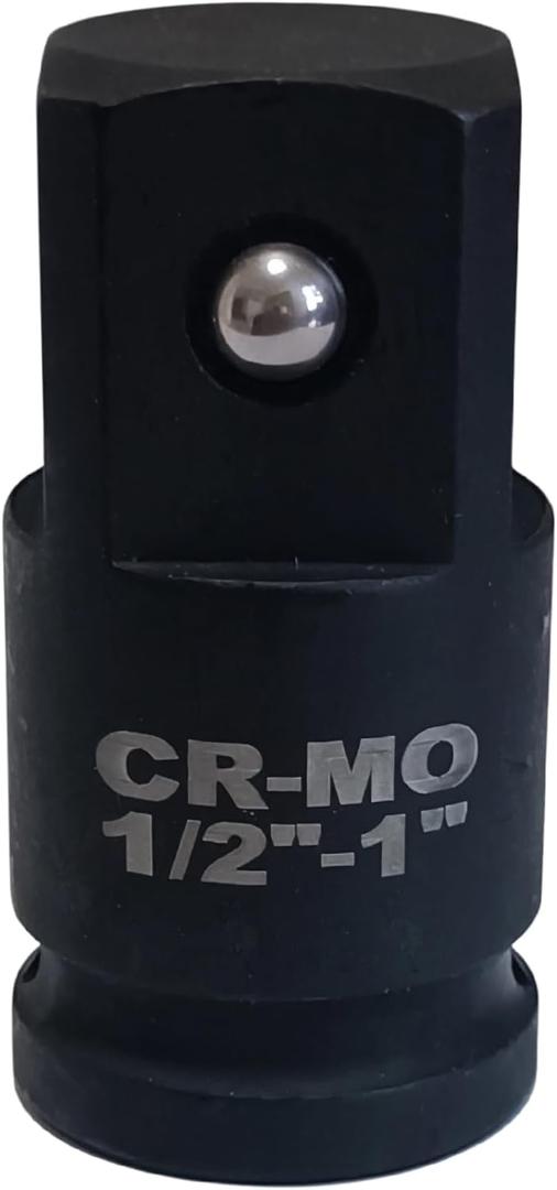 1/2 Drive to 1 Inch Impact Socket Adapter and Reducer for Auto Construction