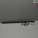 Ivilon Drapery Window Curtain Rod - End Cap Style Design 1 Inch Pole. 28 to 48 Inch Color Black