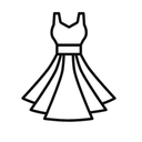 Fashion Black Dress, Size L
