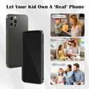 without Logo - Non Working Replica 1:1 Phone Dummy Display Phone Model for Phone 12 Pro / 12 Pro Max Fake Model Toy (Grey Blackscreen, 6.1inches)