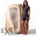 Homedics Portable Sauna Collapsible Personal Steam Sauna for Stress Relief & Muscle Relaxation, Fast 1-Min Setup, Heats to 115F, Up to 60 Min Session, Compact Foldable Design