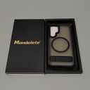 for Samsung Galaxy S24 Case, [Compatible with MagSafe], Adjustable Kickstand,Military Grade Drop Tested, Translucent Matte Phone Case for Galaxy S24 Case (Black)