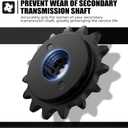 NICECNC 15T Front Countershaft Sprocket Compatible with Honda XR650L 1993 1994 1995 1996 1997 1998 1999-2024