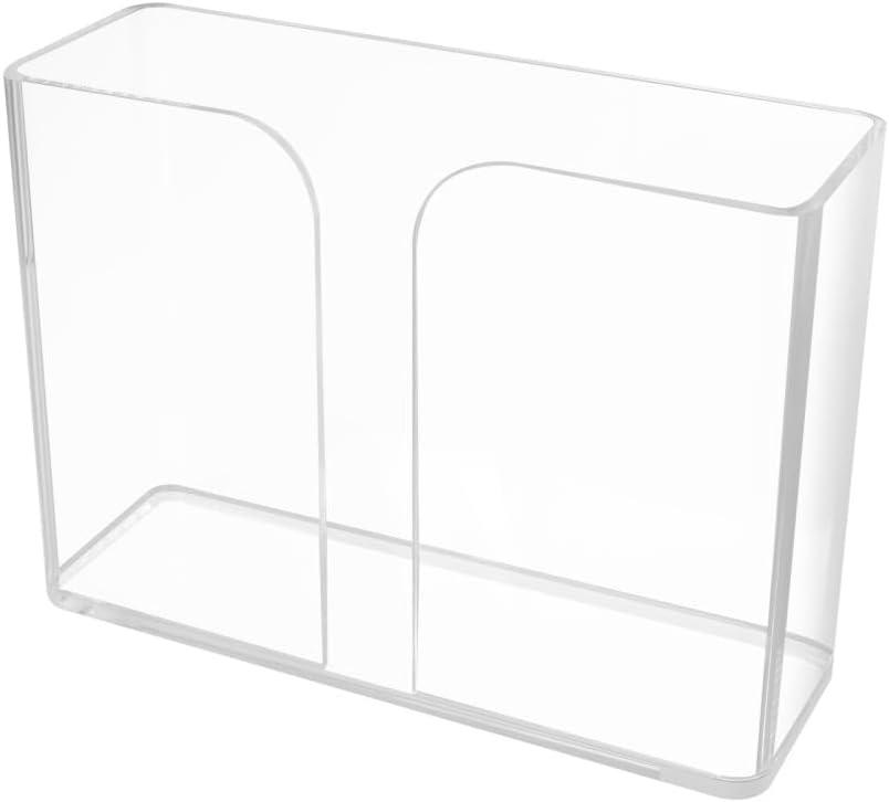 Table Napkin Holder, Acrylic Countertop Paper Towel Dispenser for Kitchen Restaurant Weddings Parties Conferences Hotels Restaurants (Square)
