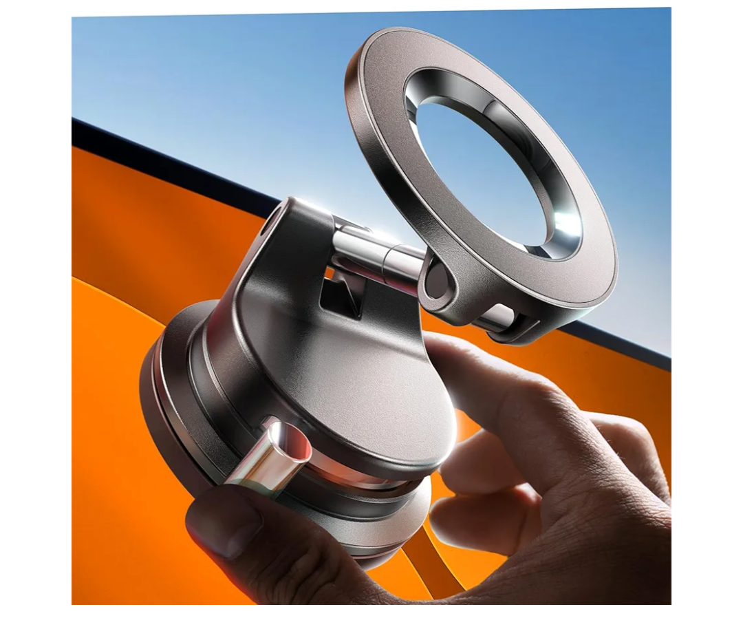 LISEN for Magsafe Car Mount, Magnetic Phone Holders for Your Car, Car Accessories for Women Men Interior Jeep, Vacuum SuctionPro for Valentines Day Gifts for Him Kits, for iPhone 17 16 15 14 13 12