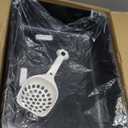 Sfozstra Open Top Litter Box: Black Medium Size with High Sides & Anti Leak Design, Easy Clean Litter Pan for Home Cats