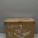 APSMILE Lightweight Down Feather Fibers Comforter Oversized King Size - Cooling Bed Comforter, Hotel Collection High Fill-Power Thin Duvet Insert for Warm Weather/Hot Sleepers, 120x98, White