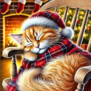 HOMETITUTE Set of 2 Christmas Throw Pillow Covers 18x18 InchSoft Cozy Cat Decorative Kitten Cushion Covers Holiday Winter Pillow Cases Rustic Farmhouse Decor for Sofa Couch Bed Living Room