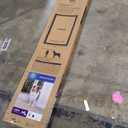 PetSafe Sliding Glass Pet Door - No-Cut DIY Install Doggy Door for Renters - Aluminum Frame - Adjustable Height 75 7/8" to 80 11/16" - Ideal for Large Dogs Up to 100 lb - White