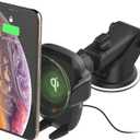 iOttie Auto Sense Qi Wireless Car Charger - Automatic Clamping Dashboard Phone Mount with Wireless Charging for Google Pixel, iPhone, Samsung Galaxy, Huawei, LG, and other Smartphones 