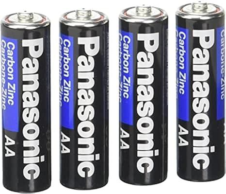 Panasonic 4pc Panasonic AA Batteries Super Heavy Duty Power Carbon Zinc Double A Battery 1.5v