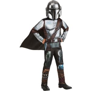 STAR WARS Boys Mandalorian Light up Costume, Kids Halloween Costume, Child - Officially Licensed (Medium)