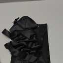 Airplane Foot Hammock, No Collapse Foot Rest for Plane Travel with Extended Adjustment Strap, Portable Desk Foot Hammock with Thickened Foam, Foot Sling Travel Essentials to Relax Your Feet (1 Pc Black)