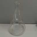 stonylab (1 Pack 5000 ml Narrow Mouth Erlenmeyer Glass Flasks with Heavy Duty Rim, 5000 ml (5000ml)