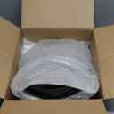 Electric Stove Burner Drip Pans WB31M19(8) WB31M20(6) Electric Stove Top Burner Replacement WB30M1(6") WB30M2(8") Compatible for G-E Hot-point Ken-more General Electric Stove Parts by MIFLUS (Black)