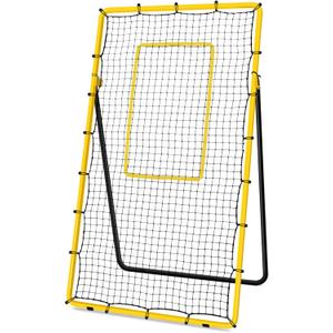 Newbyinn Volleyball Rebounder Net, Volleyball Training Equipment, Bounce Back Net for Volley Ball Practice with 5 Adjustable Rebound Angles 7x4 ft