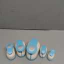 BearBoss 5 Circle Paper Punch, Handmade Scrapbook Paper Puncher, Different Size of Scrapbooking Punches Crafting Designs for Office Supplies, Card Making, DIY Albums Photos, Classic White