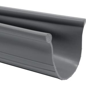 Garage Door Weather Seal - Bottom Seal Bead Type - Grey Vinyl (16')